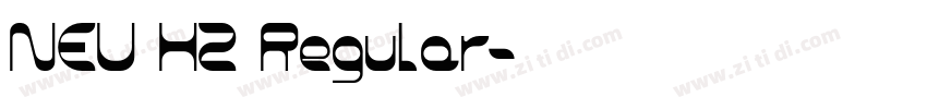 NEU HZ Regular字体转换